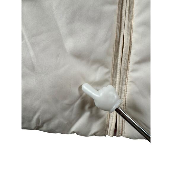 Ralph Lauren Reversible Puffer Vest Girls Size XL (16) Pink Cream Full Zip Down - Picture 12 of 13